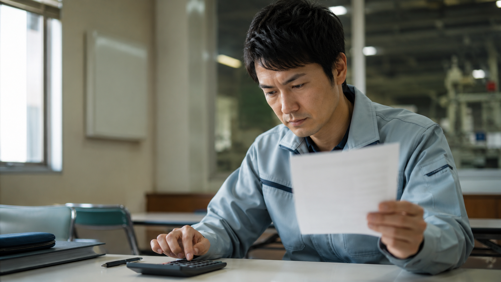 期間工の手取りはいくら?額面との違いと計算方法